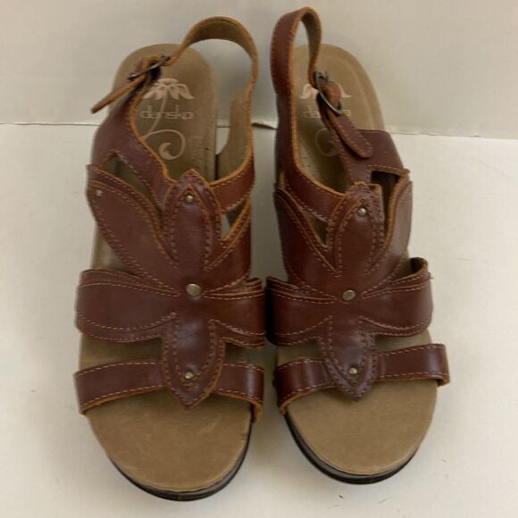 Dansko 3.5” brown heels size 41 Usa size 11 excellent - Picture 4 of 8